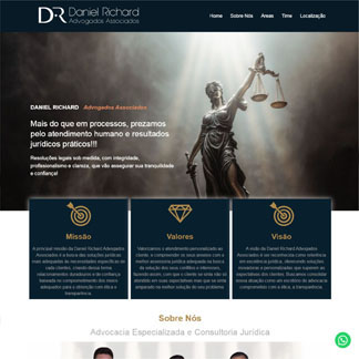 Site Daniel Richard Advocacia