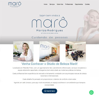 Site Marô Stúdio