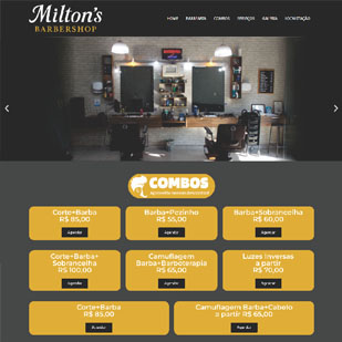 Site Milton´s Barber Shop
